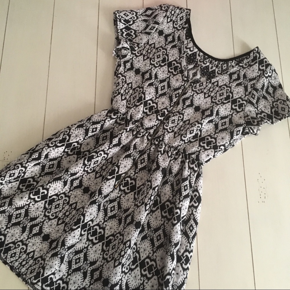 One Clothing Fit & Flare Tribal Print Dress - Picture 3 of 8